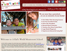 Tablet Screenshot of akidsworld.net