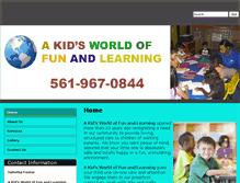 Tablet Screenshot of akidsworld.org